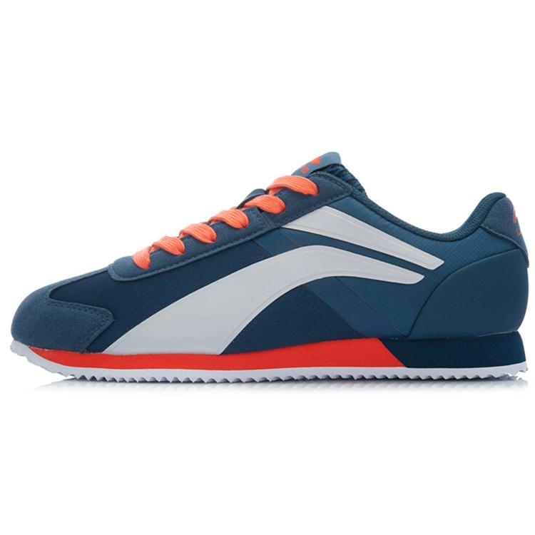 

LiNing Cushioned Anti Slip And Wear Resistant Lightweight Low Top Running Shoes Men s Blue White 43