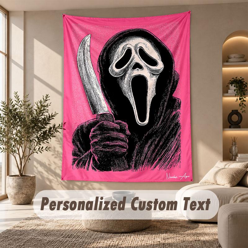 Wall Hanging Tapestry Art Cloth Bedroom Room Background DecorScream Ghostface