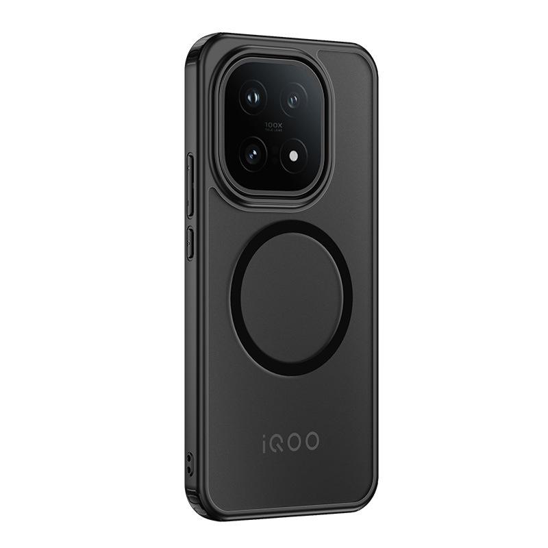 Applicable to vivoIQOO15 magnetic mobile phone case skin matte x300 high transparency heat dissipation armor iqoo13 protective cover