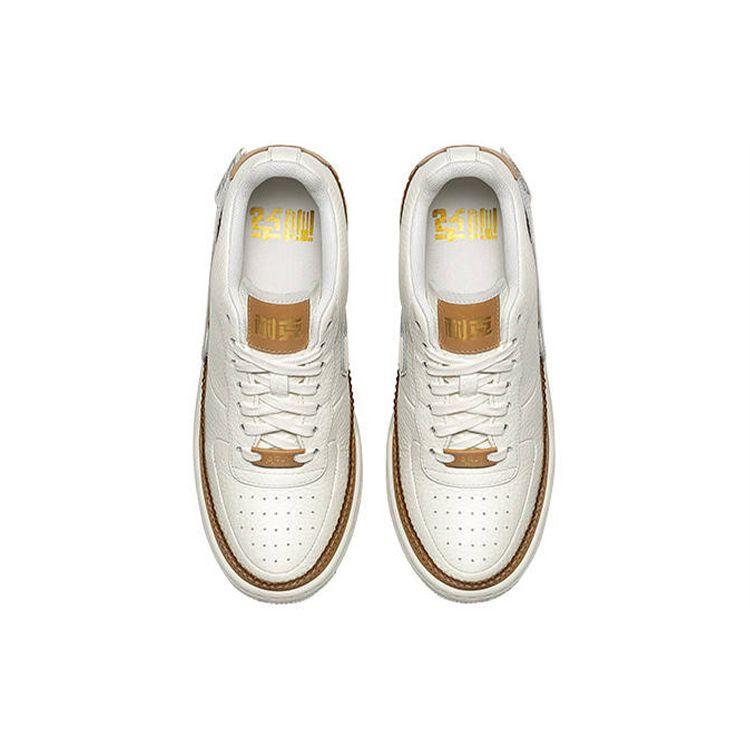 Nike Air Force 1 Jester The Bund Bund Retro Casual Durable Low-Top Skate Shoes Unisex sneaker White Yellow av3514-100