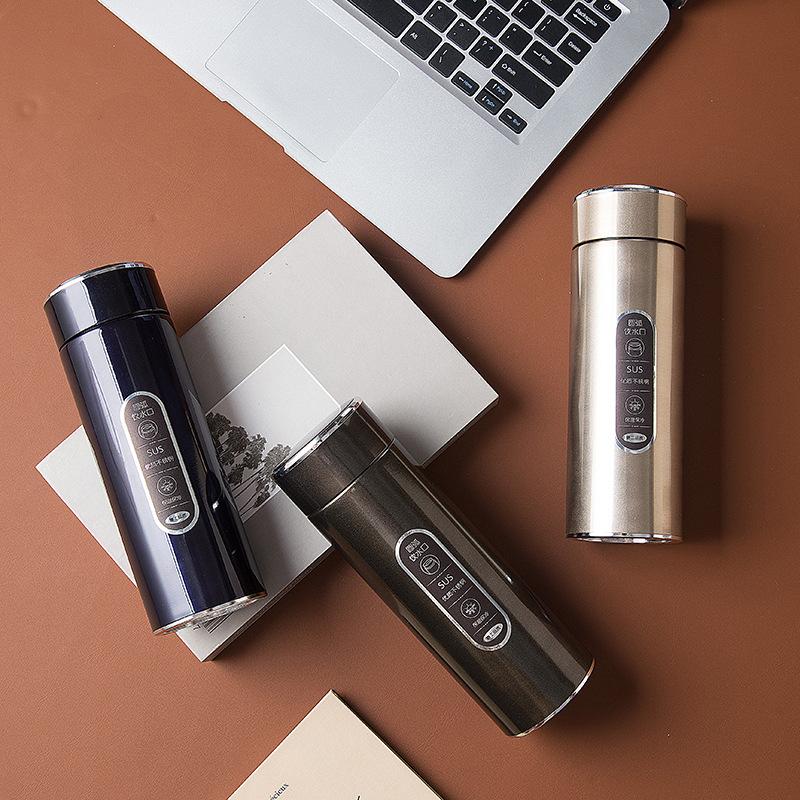 New Stainless Steel Portable Business Tea Separation Thermos Cup High-grade Gift Cup