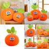 Mojo Carrot Plush Toy With Short Pile Fabric Cute Cartoon Cushion For Gift And Home Decor