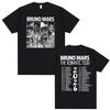 Bruno Mars "The Romantic Tour" 2026 Double-Sided Print T-Shirt, Unisex Concert Date List Fan Merch, 100% Cotton Vintage Streetwear Oversized Tee