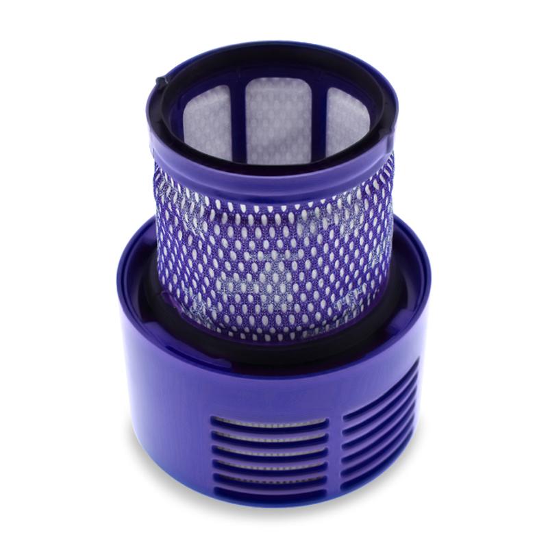 For Dyson Cyclone V10 Animal/V10 Absolute/V10 Total Clean/V10 Fluffy (SV12) 2Pcs Vacuum Cleaner Replacement Post Filters with Brush
