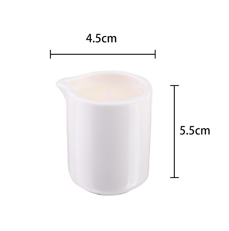 

Низкотемпературная ароматическая свеча из кокосового воска, Не нагревающаяся керамическая чашка, Ароматическая свеча с капающим воском