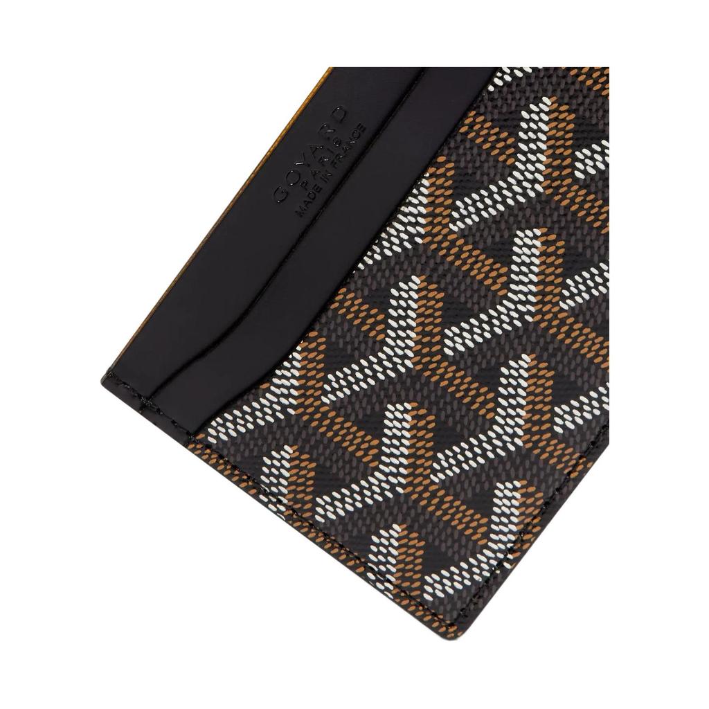 Goyard Saint-Sulpice Geometric Pattern Printed Color Block Canvas And Calfskin Card Holder Unisex Card Holder Color-1 Color-2 Color-3 STSULPPMLTY
