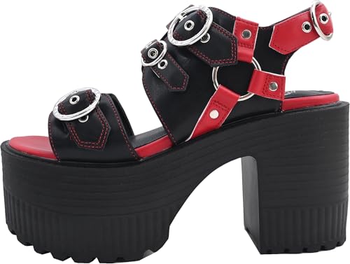 [Yosuke] Thick-soled back belt sandals