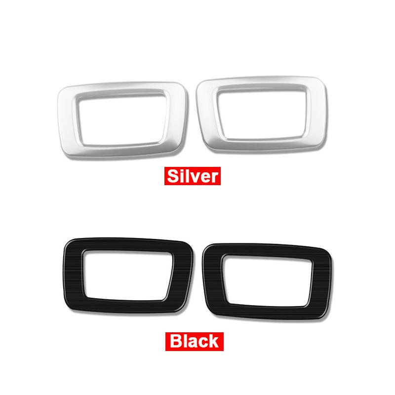 Edelstahl-Hinterleselichtrahmen-Dekorationsaufkleber-Ordnung für Volvo XC60 2018 – Innendachlampen-Zubehör