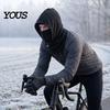 Unisex Thermal Gear Flannel Balaclava with Drawstring, Warm Ski Mask Hat, Fleece Lined Windproof Winter Face Neck Warmer for Outdoor Cycling