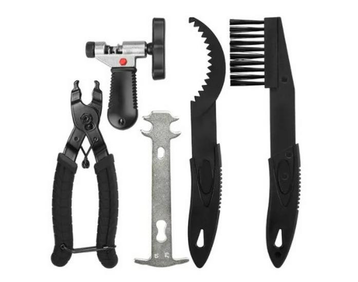 Mountain Bike Chain Tool Set: Caliper, Breaker, and Magic Buckle Pliers
