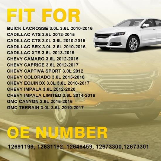 Packningssats för insugsmanifold till cylinder för Cadillac CTS SRX 30L 36L 2010-2016 EA