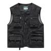 Mens Lightweight Utility Vest With Multiple Pockets Outdoor Photography Fishing Hiking