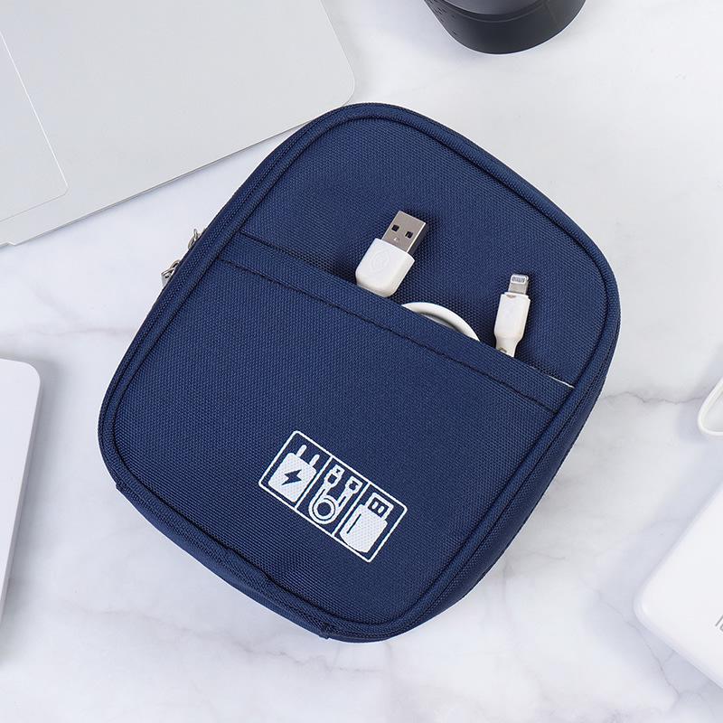 Portable Digital Storage Bag for Earphones, Charger, USB Cords & Accessories