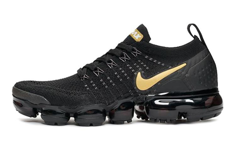 

Nike Air VaporMax 2 Black Metallic Gold Women s 942843-012 38