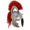 Römischer Helm Centurion mit rotem Federbusch