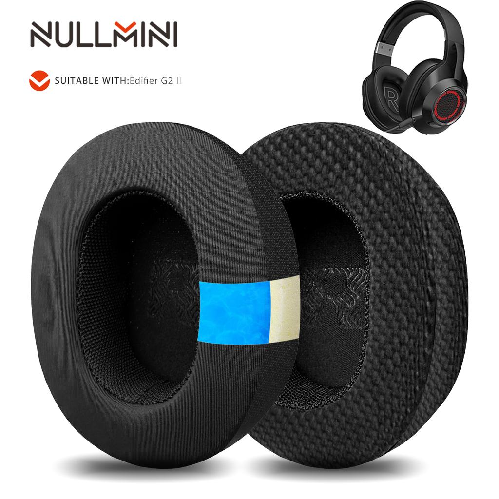 Nullmini Replacement Earpads for Edifier G2 II Headphones Cooling Gel Ear Pads Cushion Earmuffs Sleeve Headband