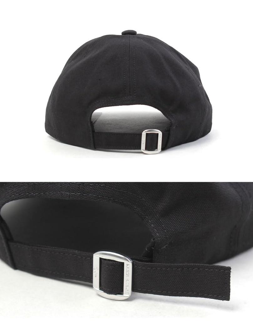 MAISON KITSUNE Baby Fox Cap Hat OW06109WB0026 [Maison Kitsuné] 6-Piece Men's & Women's (Black) [Item]