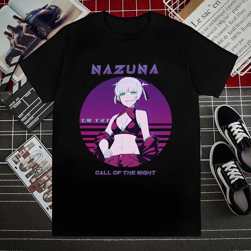 

Call of The Night Yofukashi No Uta Nazuna Nanakusa Graphic Print T-Shirts Men Women O Neck Cotton Harajuku Fashion Oversized ... 5XL різнокольоровий