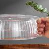 Microwave Splatter Cover Transparent Lid High Temp Resistance Splatter Cover BPA-Free Mosquito-Proof Food Protector Multifunctional Kitchen Tool