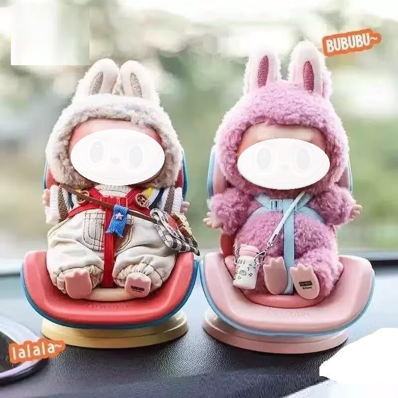 Doll Stand Accessories,Doll Display Holder Support for 4-8 Inches,Keep for LABUBU In a Standing Position (Khaki)