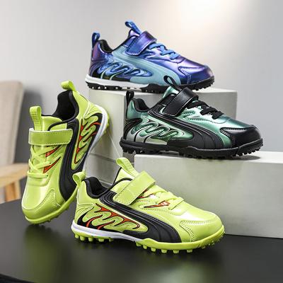 Children Football Boots Turf Kids Cleats Grass Training Soccer Shoes Boys Girls Professional Indoor Soccer Boots Non-slip Outdoor Futsal Soocer Shoes