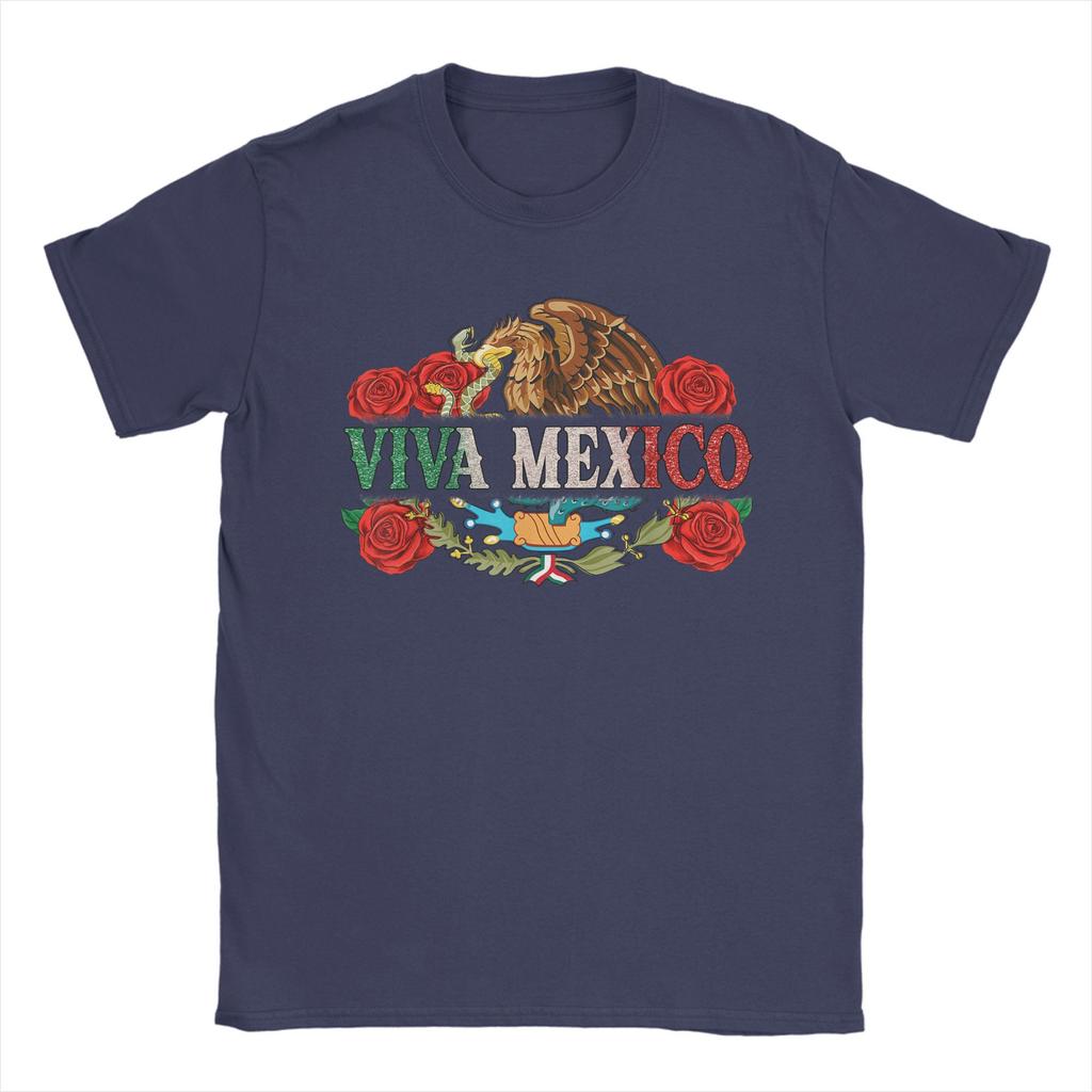 Viva Mexico Shirts Men Women Independence Day Mexico Flag T-Shirt For Mens Beach Y2K Casual T-Shirts O Neck Tee Shirt Clothing