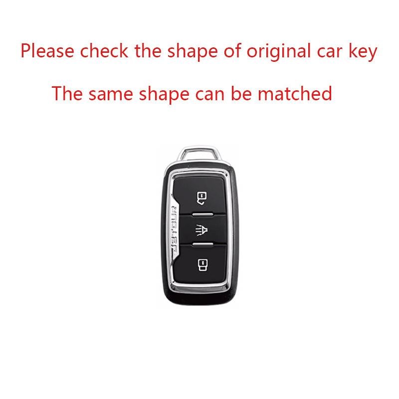 Fit For Chery Auto Jetour X70 X70M X70S X90 X95 Plus Zinc Alloy Auto Smart Key Fob Cover Case Housing Key Ring Auto Accessories