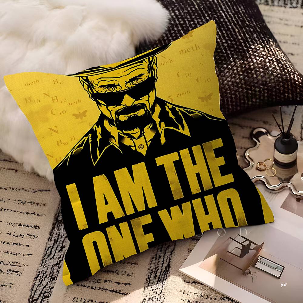 Movies B-Breaking B-Bad Personalized Pillow Dust Cover Bedroom Kids Party Decoration Pillowcase Birthday Children Gift