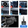 Support de téléphone de voiture magnétique double avec une force de 66 lbs pour une tenue sécurisée Rotation à 360 degrés Design compact Convient à la plupart des véhicules