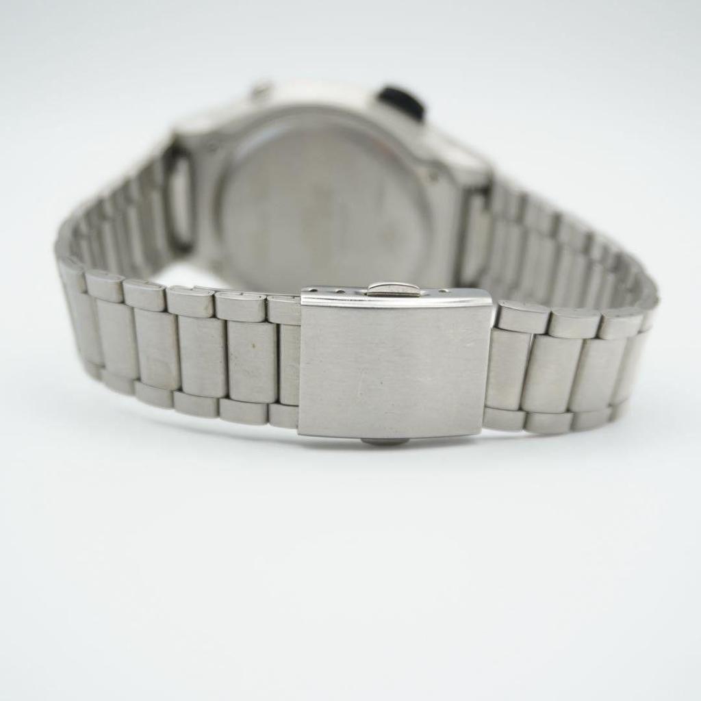 Used [New battery] SEIKO audio digital watch A860-4001 SBJS001 talking watch wristwatch working item