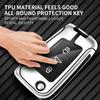 2025 Moda Calda Lega Auto Chiave Pieghevole Custodia Copertura Guscio Portachiavi Per VW Volkswagen Golf 7 MK7 Tiguan MK2 T-roc T-cross Portachiavi Auto Accessori
