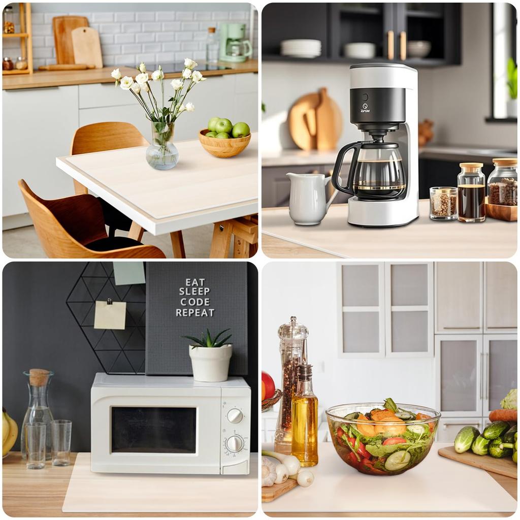 Aechy Kitchen Countertop Protection Extra Large Silicone 200 X 50 Kitchen Counter Inches Heat Resistant Up To Rollable for Mat, Mat, Cm, Mat, 0.08 (2