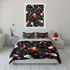Festive Patchwork Pine Design Bedding Duvet Cover Set Duvet Cover Pillowcases  (1*Duvet Cover 2*Pillowcases, without duvet insert)