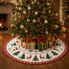 Christmas Tree Skirt Printed Holiday Tree Base Cover Festive Party Home Decoration