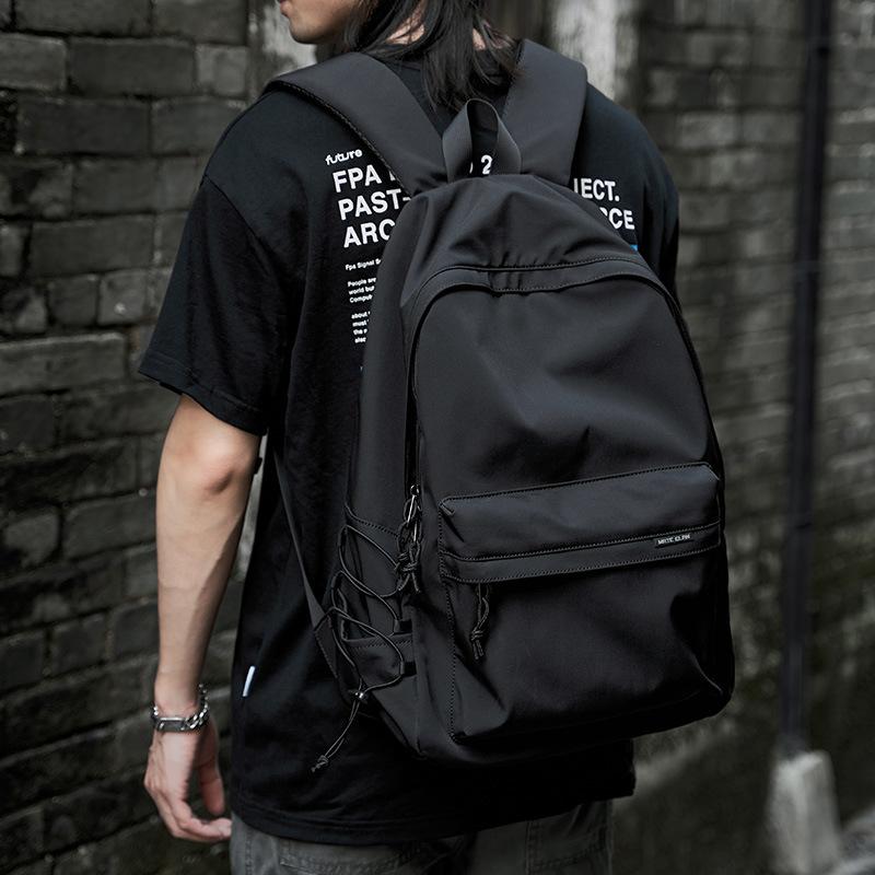 Backpack Men Simple Backpack Leisure Travel Bag College Student Schoolbag Female