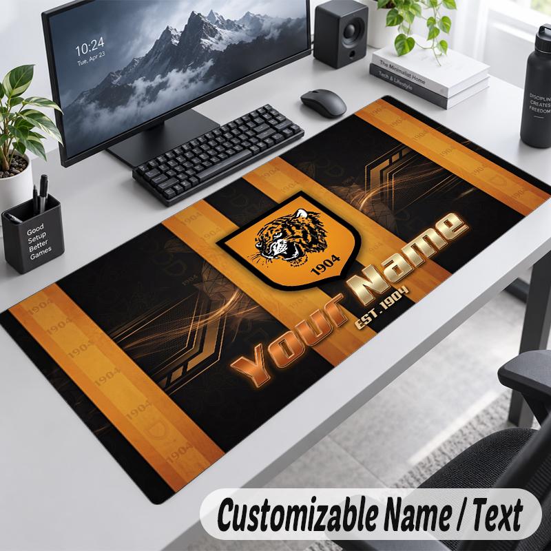 Custom Name Text Mouse Pad Hull FC Personalized Desk Pad For Work And Gaming