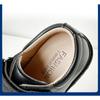 Vintage Classic Boys Leather Shoes Soft Sole Children's British Style Boys Show with Suit Black Shoes