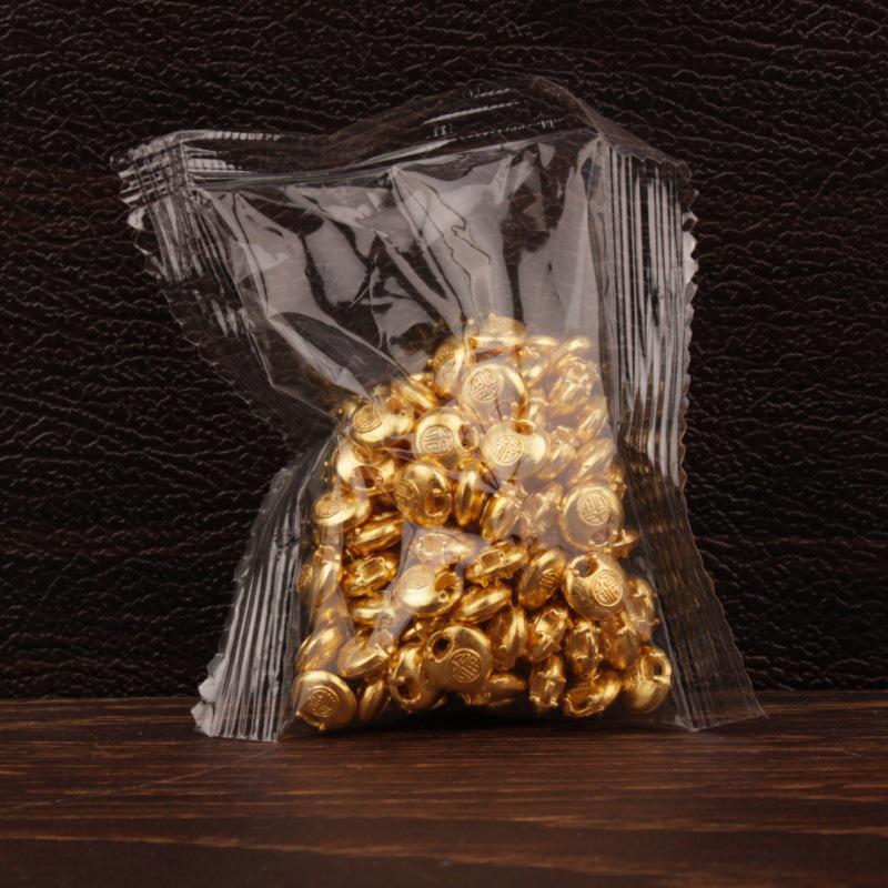 Gold Sand Alloy Ingot Basin Ornament for Wealth Attraction & Home Gifts