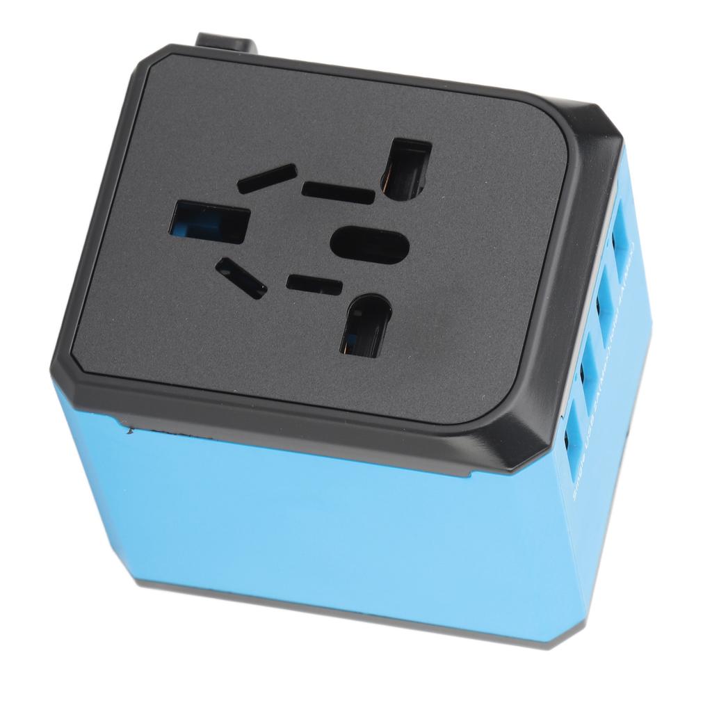 Universal Travel Adapter Worldwide Portable 4 USB Port International Wall Charger for Phone 100‑240V