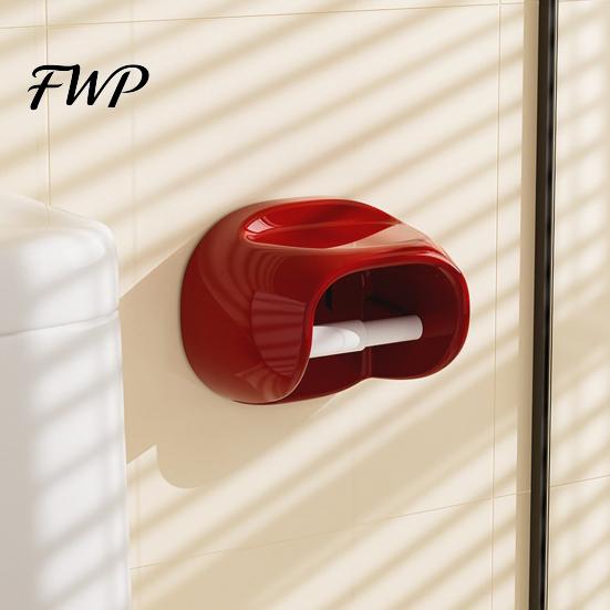 Quick Install Toilet Paper Rack Roll Holder No Drilling Wall Mount with Top Sophisticated Bathroom Decor Storage Shelf Durable Space Saving