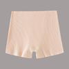 Ribbed Women's Safety Shorts: Breathable, Non-Chafing Boxer Briefs with Cotton Crotch & Anti-Exposure Design