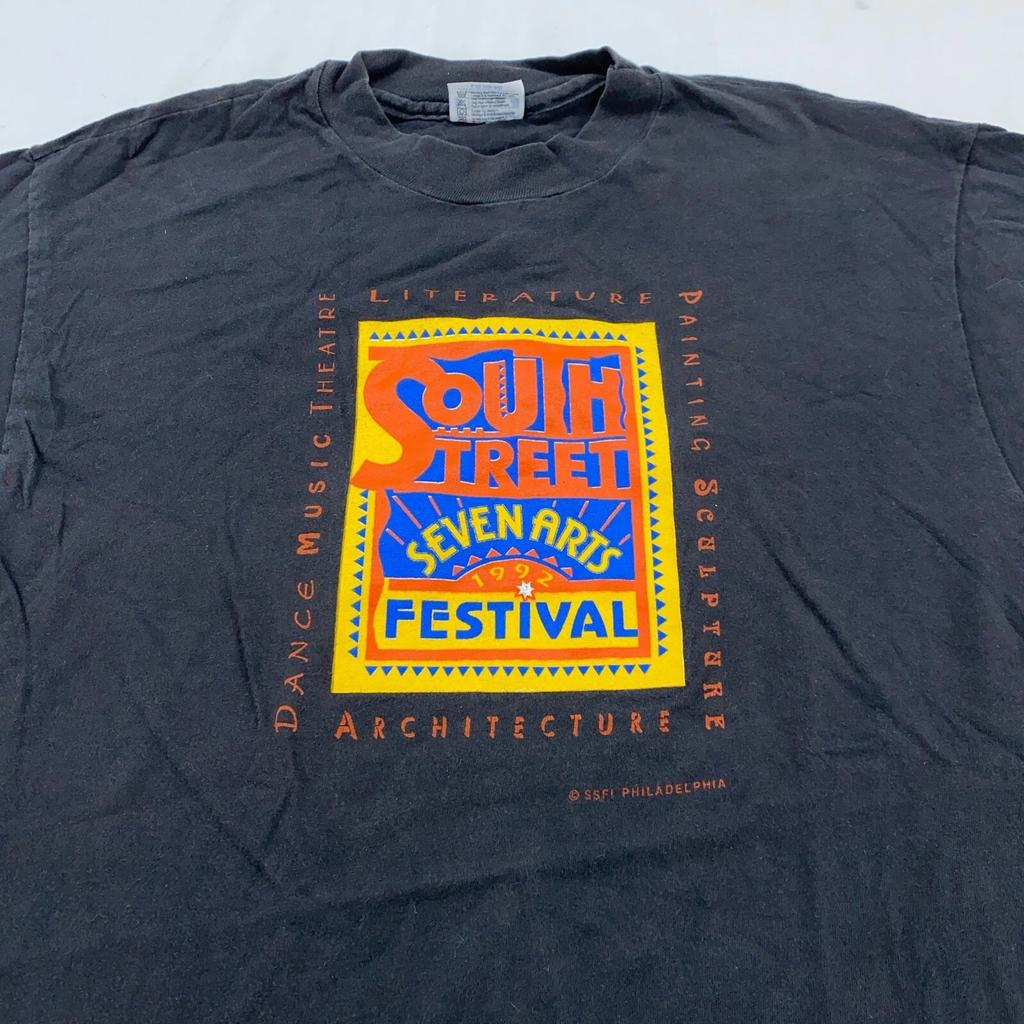 vintage 90s SOUTH STREET SEVEN ARTS FESTIVAL DANCE MUSIC THEATRE T-Shirt M/L