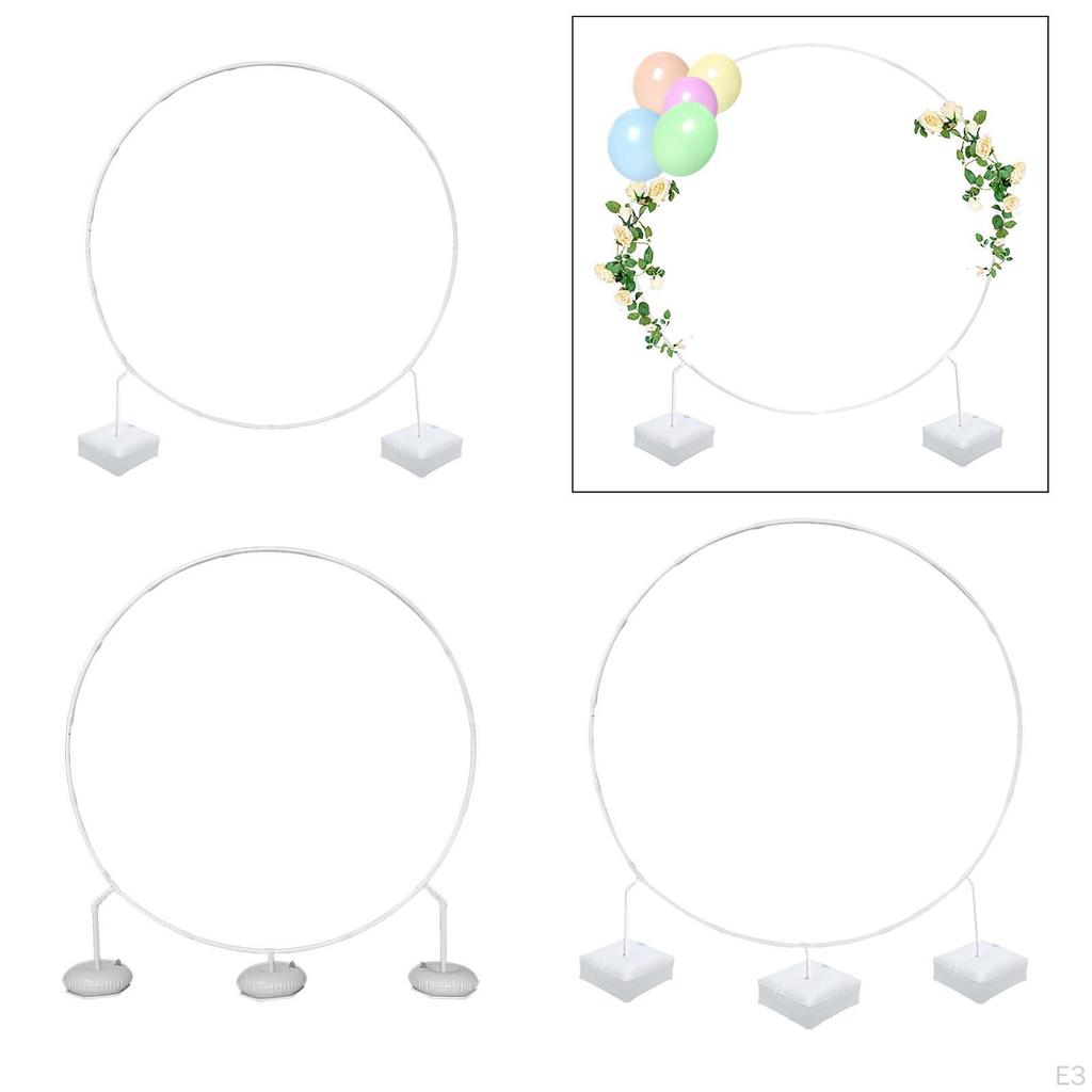 Wedding Arch Backdrop Stand Round Balloon Frame for Graduation Supplies