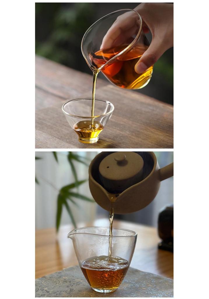 Large Capacity Borosilicate Glass Tea Separator for Kung Fu Tea Set
