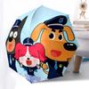 Paw Patrol, Police Automatic Opening and Closing, 8 rib Structure Portable Umbrella, Suitable for Men and Women in All Seasons  Perfect Gift