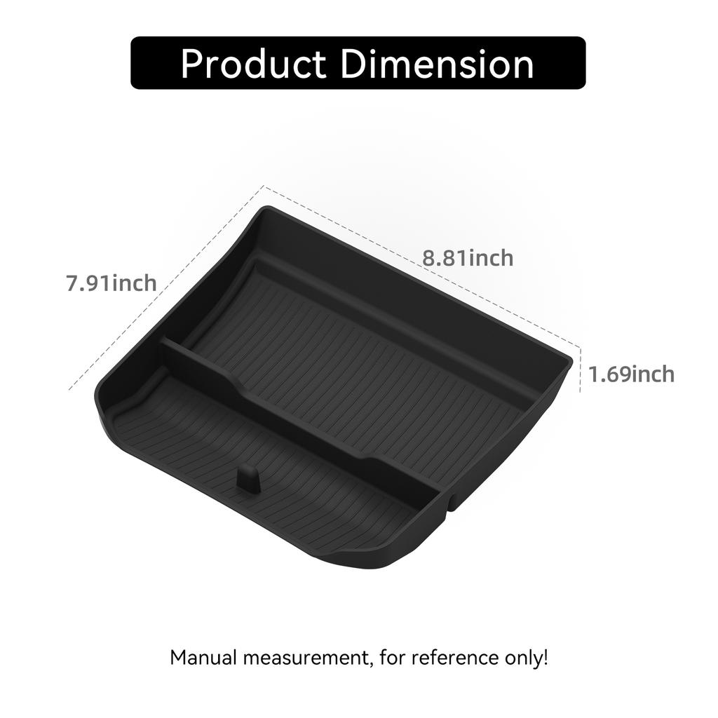 For Lexus ES 350e/350h/500e 2026 Center Console Lower Layer Storage Box Organizer Tidying Interior Accessories Car Storage Box
