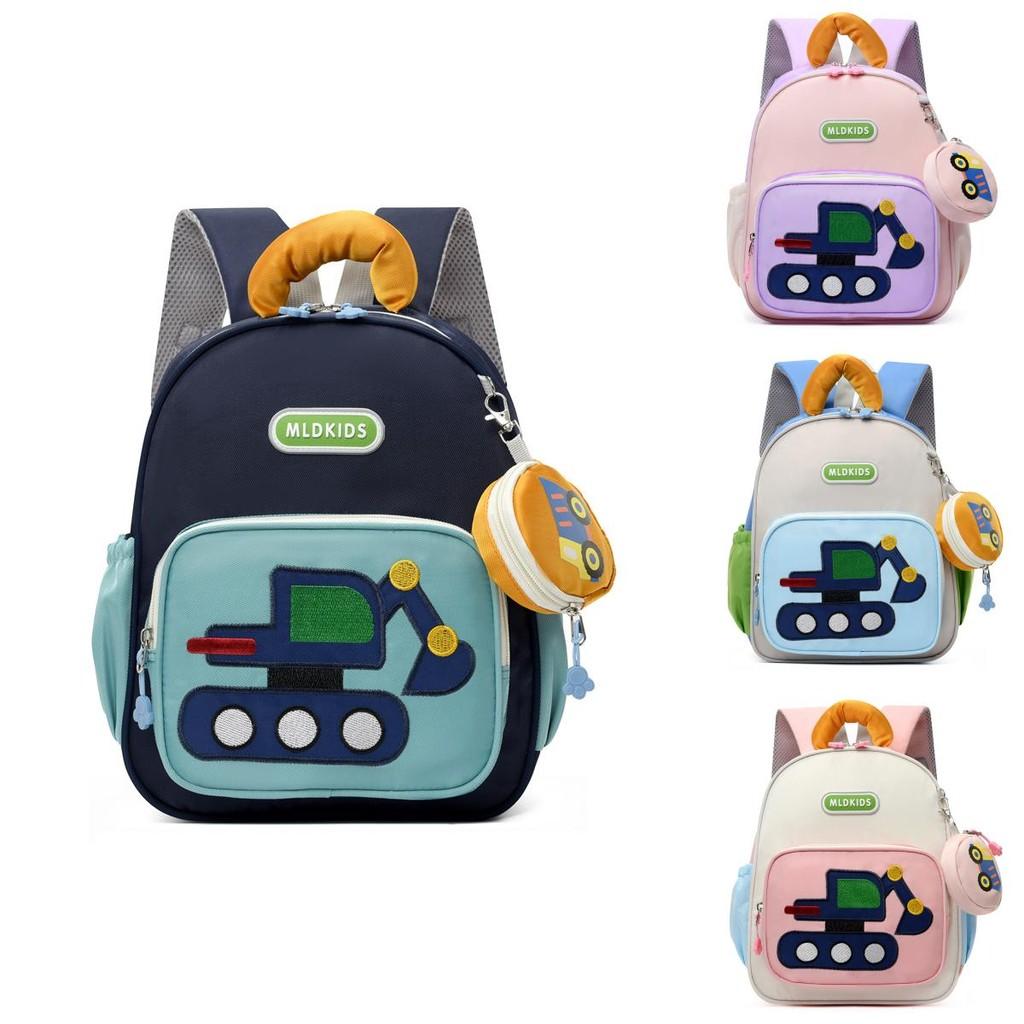 Cute Unisex Toddler Backpack In Soft Colors Perfect For Kindergarten And Daily Use