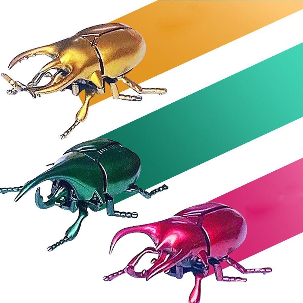 Gold/Green Wind Up Beetle Toys Cartoon  Lovely   Kids Gift