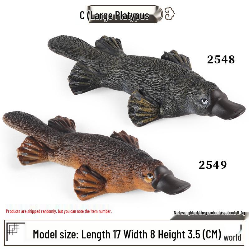 Platypus and Otter Cognitive Simulation Wild Animal Toy Ornament