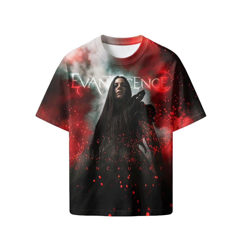 2026 Jauns Evanescence Rock Tūres T-krekls
